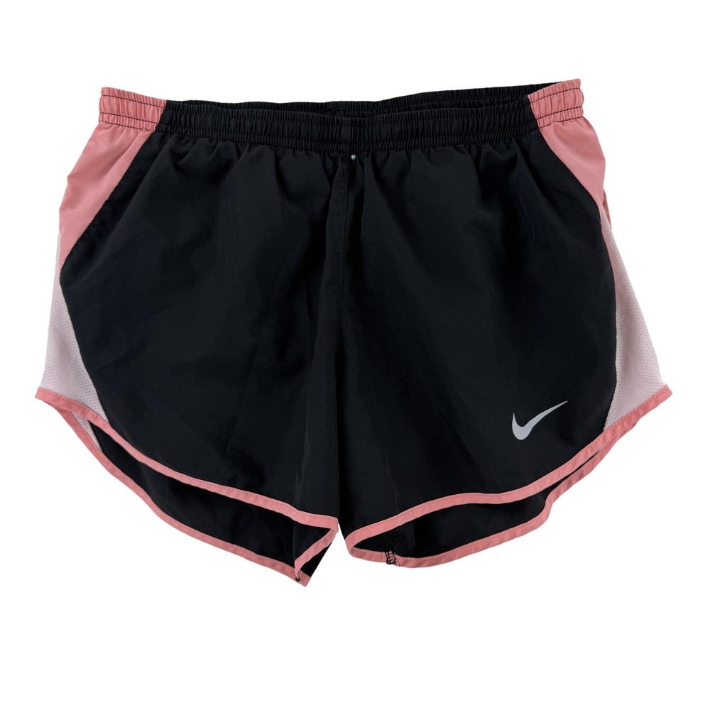 Nike Dri-FIT Shorts Womens Small Black Running Athletic Lined‎ 3 Inseam Pink